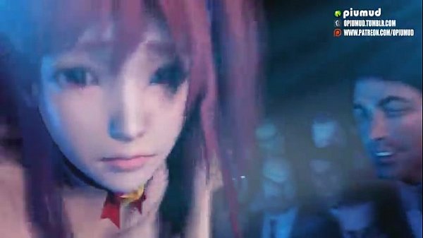 Hungerdin's Honoka gets naughty in a 3d strip club with big tits