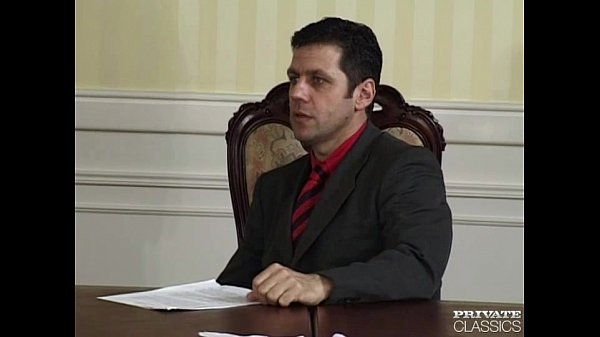 Philippe Soine joins retro office coworkers for intense anal and cumshot hardcore groupsex