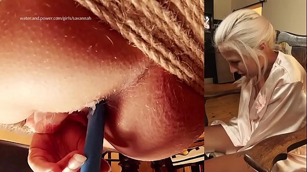 Blonde british girl gets anal enema
