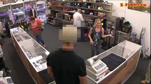 Petite blonde amateur tries to sell herself but ends up giving a hardcore blowjob