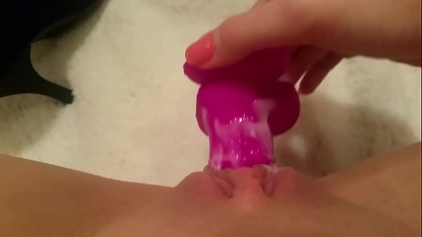Sexxcandice masturbating with new dildo in lingerie POV