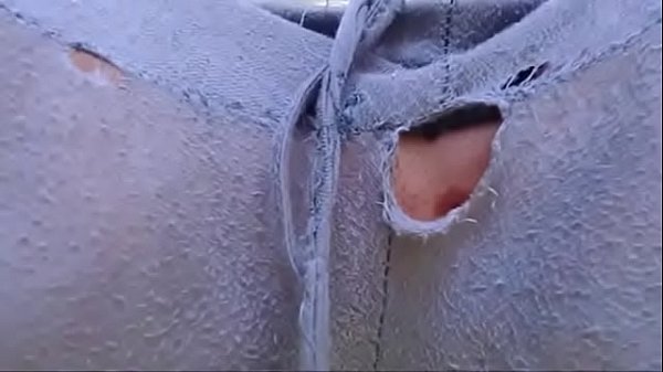 Nicoletta Embassi pisses herself in public garden and gets caught with amateur pee fetish