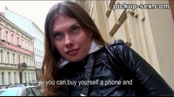 Blonde european amateur picked up and fucked in public POV