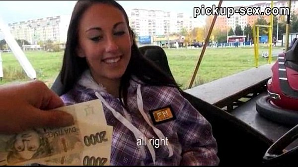 El Storm gets paid to flash and blow job in her European workplace