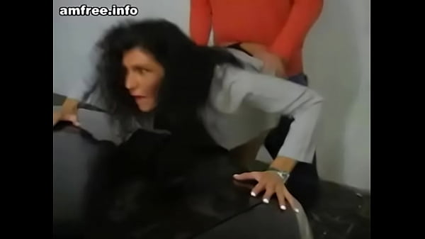 Mature brunette wife sucks and fucks in public parking garage
