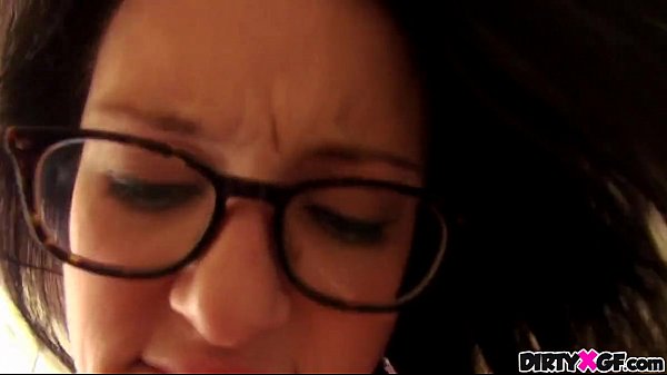 Sexyexgfs brunette girlfriend gives sloppy blowjob and gets pounded