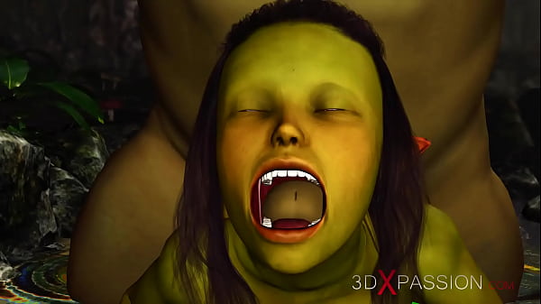 Arwen goblin gets fucked hard by green ogre in enchanted forest