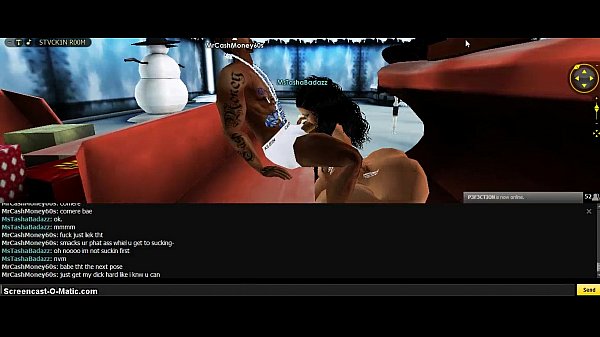 Tastha and Cashmoney60Z 3d animated Imvu cartoon game