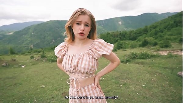 Diana Rider Stepsister Pays for Gas or Takes Off Her Panties in a Woodland Fuck