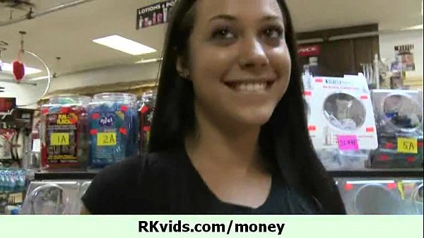 Teen girl strips for cash with Medapascal