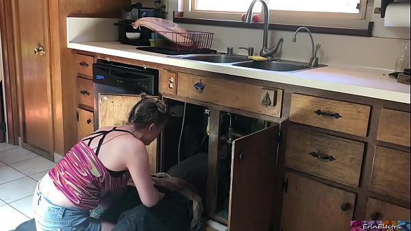 Erin Electra gets fucked by lucky plumber