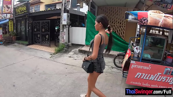 Thai Swinger's Thai Teen Cutie Blowjob After Lunch with Big Cock