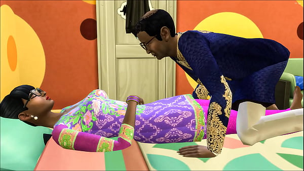 Indian step dad fucks teen step daughter at night