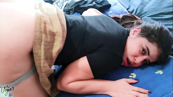 William Vega's step sister Selena Vega gets her ass spanked and takes a deepthroat cum shot