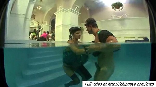 Clothed babes suck and fuck dudes in group orgy