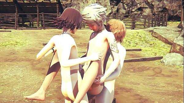 Yaoi Femboy Jin Sucks Big Dick and Gets Anal creampie with creampie in Japanese Sissy Cosplay Gay Manga Anime Porn