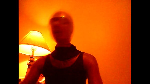 Lycralove tries on tight spandex bodysuit for zentai sex roleplay