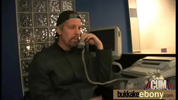 Ciurybury gets gangbanged by a group of white dudes and takes a facial and multiple cumshots