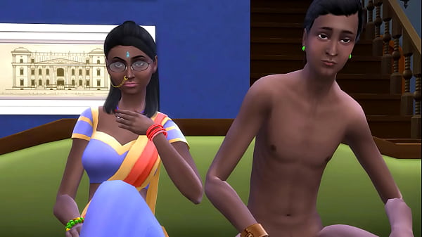 Indian step mom offers son money for sex with her