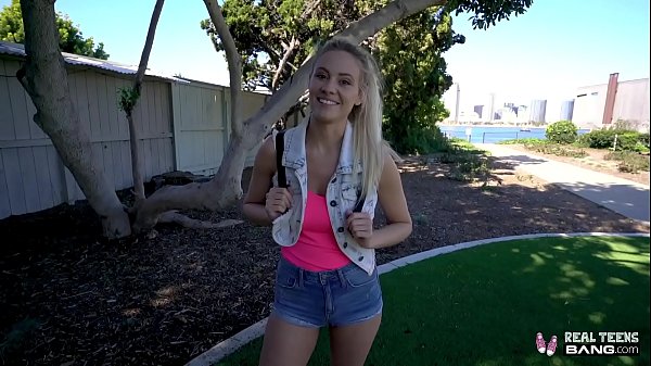 Ex-Mormon Blonde Teen Addie Andrews Public Blowjob and Striptease