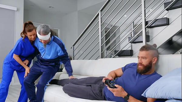 Blind doctor fucked by nurse Alexis Fawx