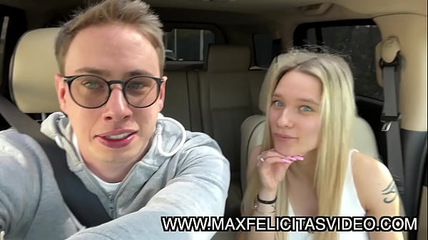 max-felicitas's italian blonde girlfriend azzurra eyes gets her big tits and pussy touched inside a hummer car