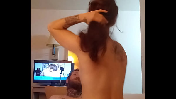 Petite redhead Katie squirts on Tim's big dick