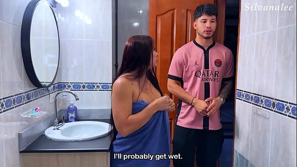 Stepson Danner Mendez seduces his stepmother Silvana Lee when she's home alone