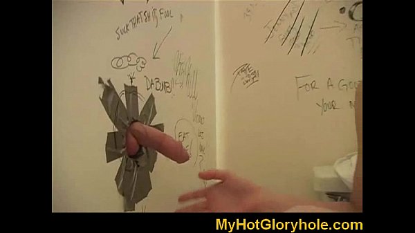 Gloryhole blowjob show with multiple girls