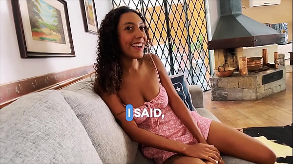 Nati Roza's Latina Stepdaughter Sucks Big Cock and Gets Fucked Rough on the Couch
