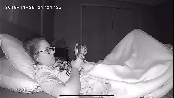 Angry teen step sister struggles to cum on hidden cam