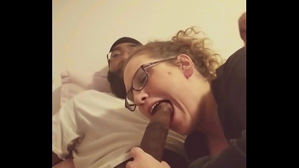 Milf Queenj90 deepthroats big cock with boyfriend