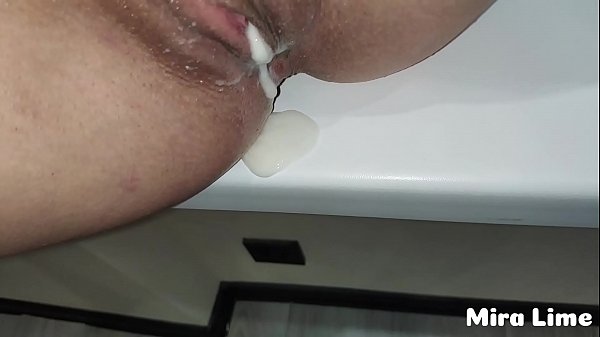 Babe Flows gets creampie from big cock while Mira Lime's family at home