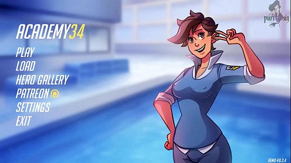 Sombra and Mercy lesbian shower fun in Overwatch cosplay