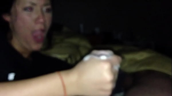 Girl gets shocked by mans huge cumshot and massive load