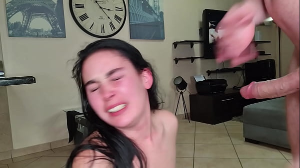 Browneyeddevil gets spit on and slapped in a hardcore humiliation scene