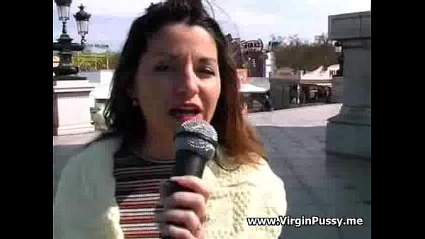 Busty woman giving cocksuck in public