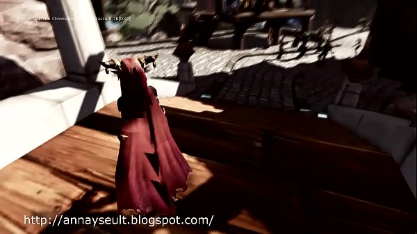 Alexstrasza futanari transformation in Whorecraft video game scenes