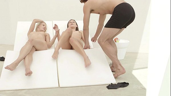 Uma Zex and friend share cock in threesome