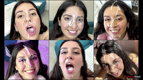 Dis Diger and Katty West huge cumshot compilation facial and cum swallowing