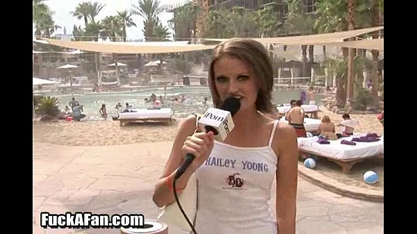 Hailey Young Gags on Huge Cock