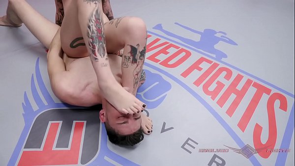 Charlotte Sartre nude wrestling match with foot fetish and fingering