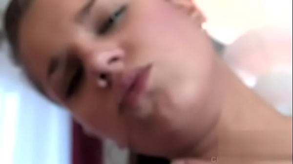 Teen with big tits gives rough handjob to guy