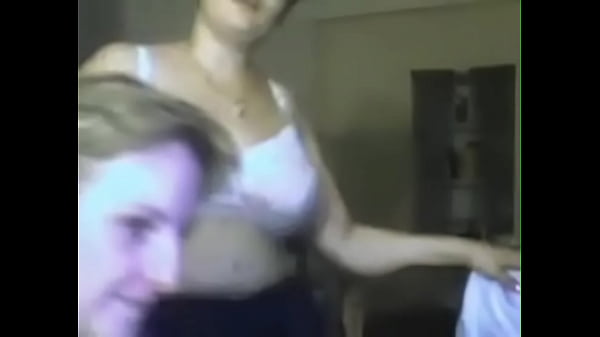 Mature friends flash tits on webcam