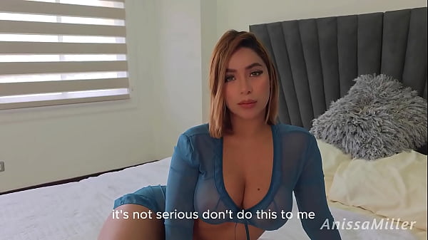 Anissa Miller's stepbrother gets caught by her while she's on the phone with her boyfriend