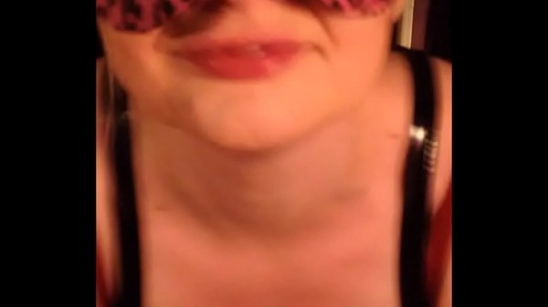 Chubby milf wife masturbates with mask on Friday night