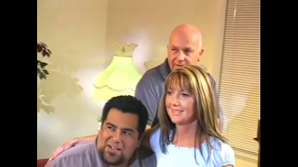 Randy blond chick fucks two guys with multiple orgasms