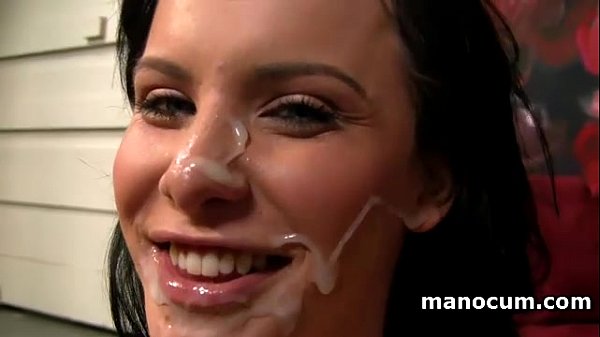 FinishesTheJob brunette gives intense handjob and facial