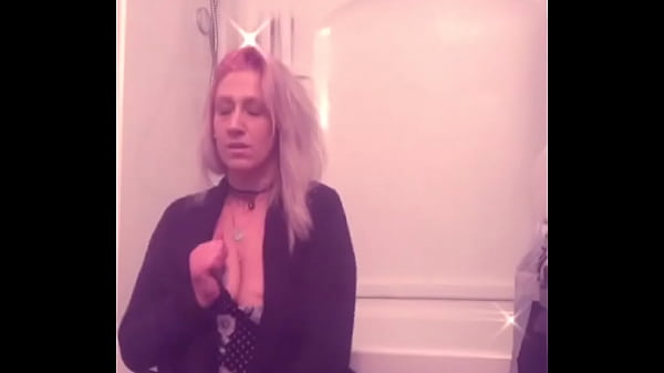 Daddy watches blonde with big booty climax