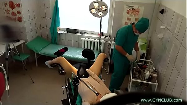 Blonde gyn exam turns into bdsm fetish hospital scene with Gynman and Marta Schwartz